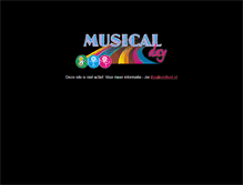 Tablet Screenshot of musicalday.nl
